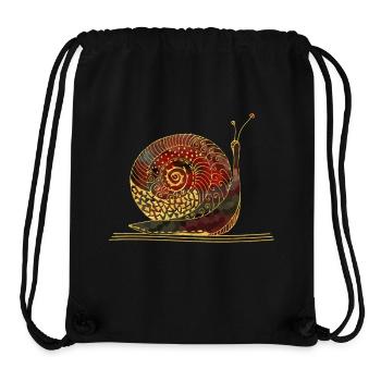 Snail - Stanley/Stella Recycled Gym Bag - black - Front
