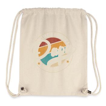 Papa like a grandpa only cooler - Stanley/Stella Recycled Gym Bag - natural - Front
