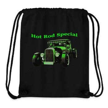 Hot Rod - Stanley/Stella recycelter Gym Bag - Schwarz - Vorne