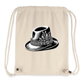 Trachtenhut | Traditionell Bayrisch - Stanley/Stella recycelter Gym Bag - Naturweiß - Vorne
