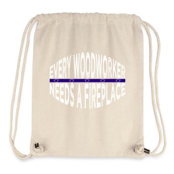 logging carpenter hoodies and sweatshirts - Stanley/Stella recycelter Gym Bag - Naturweiß - Vorne