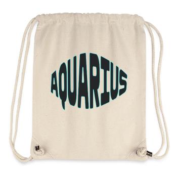 AQUARIUS - Stanley/Stella Recycled Gym Bag - natural - Front