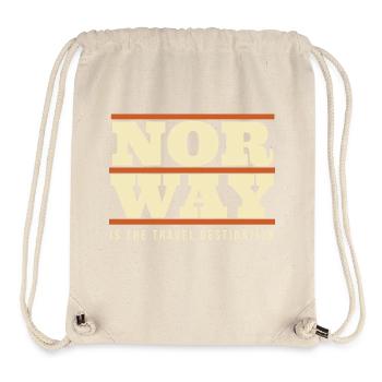 Norway - Travel Destination - Stanley/Stella Recycled Gym Bag - natural - Front