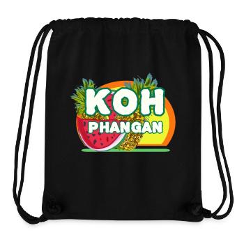 Paradies Insel Koh Phangan - Stanley/Stella recycelter Gym Bag - Schwarz - Vorne