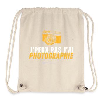 t shirt i can't photograph - Stanley/Stella Recycled Gym Bag - natural - Front