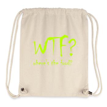 WTF - Stanley/Stella recycelter Gym Bag - Naturweiß - Vorne