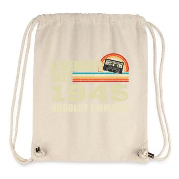 Legendär Seit 1945 - Absolut Einmalig - Stanley/Stella recycelter Gym Bag - Naturweiß - Vorne