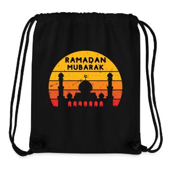 Ramadan Mubarak Sunset - Stanley/Stella Recycled Gym Bag - black - Front