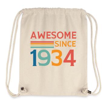 Awesome since 1934 - Stanley/Stella Recycled Gym Bag - natural - Front