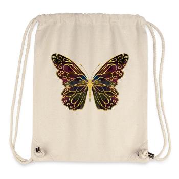 Schmetterling - Stanley/Stella recycelter Gym Bag - Naturweiß - Vorne