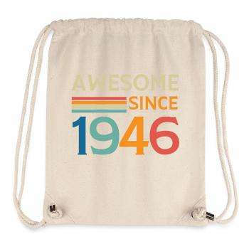 Awesome since 1946 - Stanley/Stella Recycled Gym Bag - natural - Front