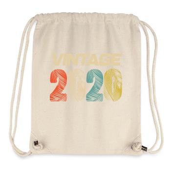 Jahrgang 2020 Retro - Bestseller - Stanley/Stella recycelter Gym Bag - Naturweiß - Vorne