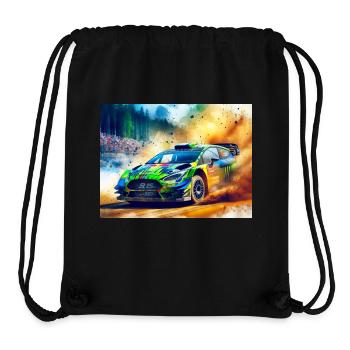 Rallye-Autorennen - Stanley/Stella recycelter Gym Bag - Schwarz - Vorne