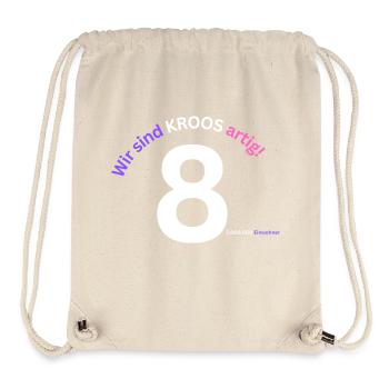 Wir sind Kroosartig - Stanley/Stella recycelter Gym Bag - Naturweiß - Vorne