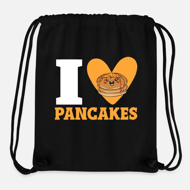 Pancake Frühstück Pfannkuchen - Stanley/Stella recycelter Gym Bag - Schwarz