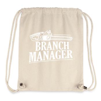 Branch Manager Logging Lumberjack Logger - Stanley/Stella recycelter Gym Bag - Naturweiß - Vorne