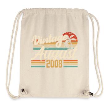August 2008 Jubiläum 2008 - August Legends Geschenk - Stanley/Stella recycelter Gym Bag - Naturweiß - Vorne