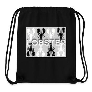 Lobster - Stanley/Stella recycelter Gym Bag - Schwarz - Vorne