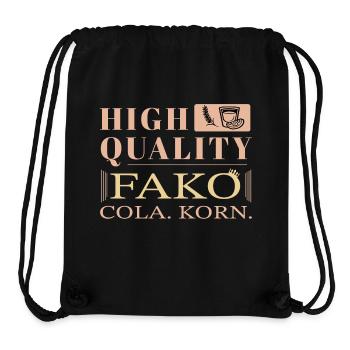 Born For Korn Spruch Landwirt Biertrinker Fako - Stanley/Stella recycelter Gym Bag - Schwarz - Vorne