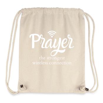 Prayer definition - Sac à cordon recyclé Stanley/Stella - blanc naturel - Devant