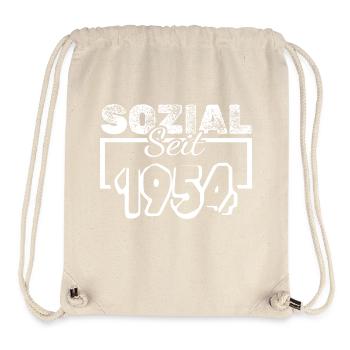 Travailleur social 1954 - Sac à cordon recyclé Stanley/Stella - blanc naturel - Devant