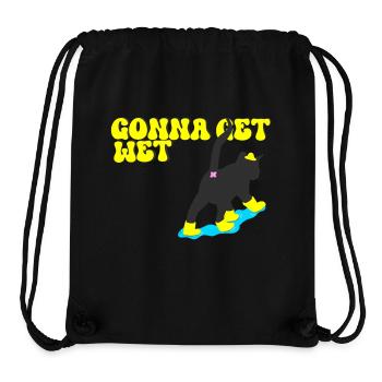 Let's get wet - Stanley/Stella Recycled Gym Bag - black - Front