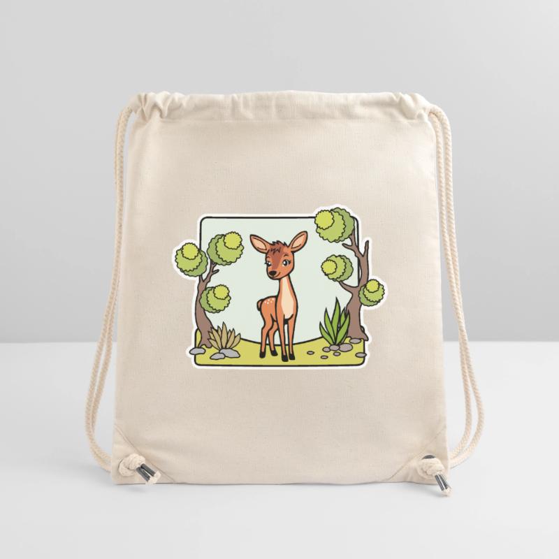 So ein niedliches Reh! Oder ist das ein Hirsch? Stanley/Stella recycelter Gym Bag