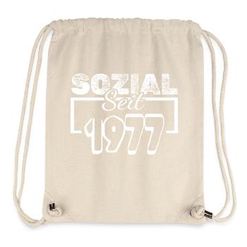 since 1977 - Stanley/Stella Recycled Gym Bag - natural - Front
