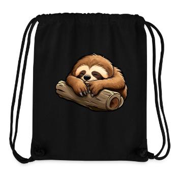 Chilliges Faultier - Stanley/Stella recycelter Gym Bag - Schwarz - Vorne