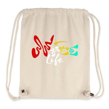 Nice Life - Stanley/Stella Recycled Gym Bag - natural - Front