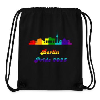 Pride 2025 Berlin - Stanley/Stella Recycled Gym Bag - black - Front