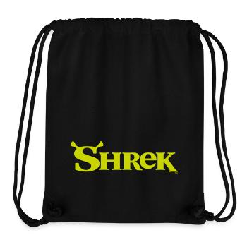 Shrek Design Logo - Stanley/Stella Recycled Gym Bag - black - Front