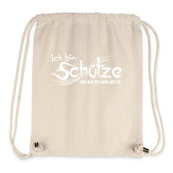 Schütze - Stanley/Stella recycelter Gym Bag - Naturweiß - Vorne