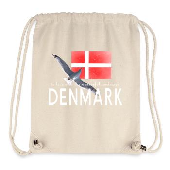 Denmark Danmark Seagull - Stanley/Stella Recycled Gym Bag - natural - Front