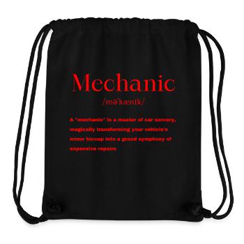 Mechanic - Stanley/Stella Recycled Gym Bag - black - Front