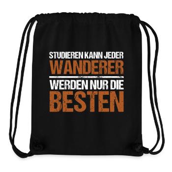 Anyone can study - Wanderer Edition - Stanley/Stella Recycled Gym Bag - black - Front