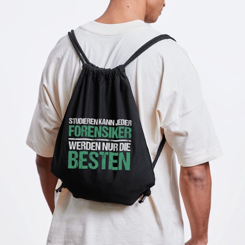 Anyone can study - Forensic Scientist Edition Stanley/Stella Recycled Gym Bag