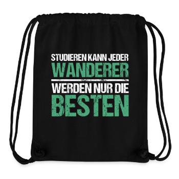 Anyone can study - Wanderer Edition - Stanley/Stella Recycled Gym Bag - black - Front