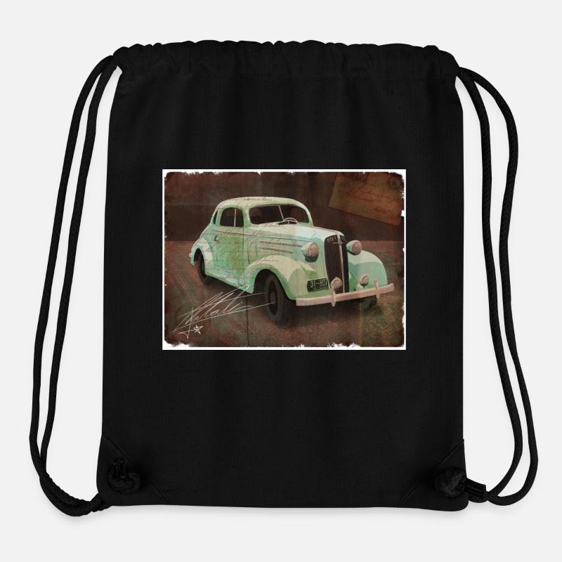 Oldtimer - Stanley/Stella recycelter Gym Bag - Schwarz