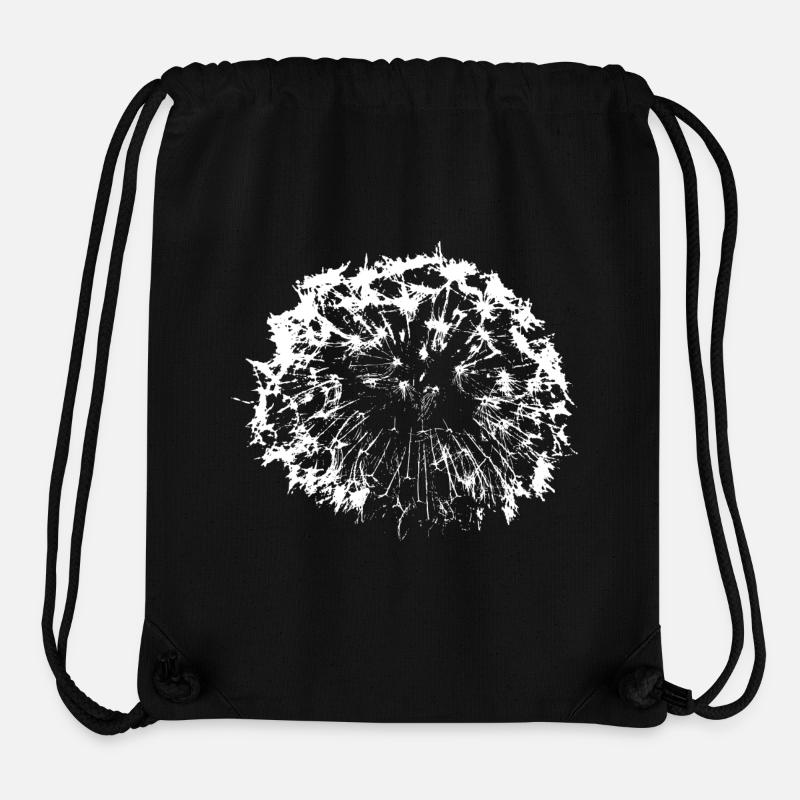 Pissenlit - Sac à cordon recyclé Stanley/Stella - noir
