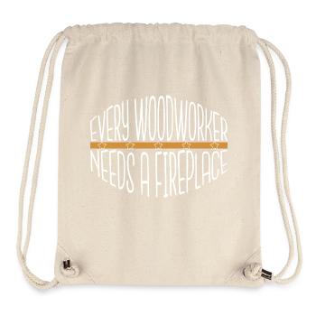 john carpenter tshirts fun the carpenters - Stanley/Stella recycelter Gym Bag - Naturweiß - Vorne