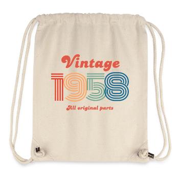 Vintage 1958 all original parts - Stanley/Stella Recycled Gym Bag - natural - Front