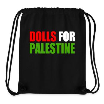 dolls for palestine - Stanley/Stella recycelter Gym Bag - Schwarz - Vorne