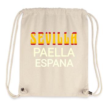 Sevilla Espana Paella Funny - Stanley/Stella recycelter Gym Bag - Naturweiß - Vorne