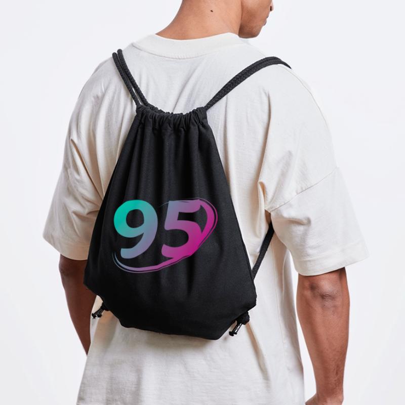 Numéro 95 multicolore Sac à cordon recyclé Stanley/Stella