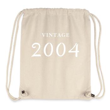 Jahrgang 2004 - Geschenkidee zum Jubiläum - Stanley/Stella recycelter Gym Bag - Naturweiß - Vorne