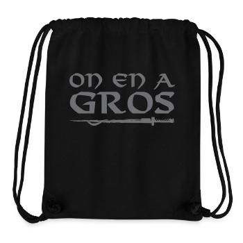 We have a lot of it - Stanley/Stella Recycled Gym Bag - black - Front