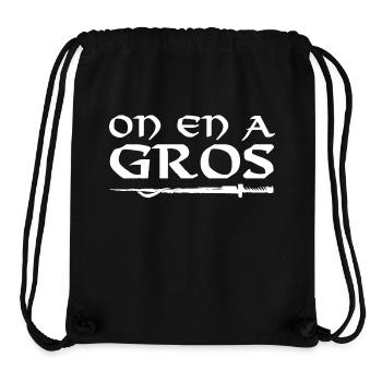We have a lot of it - Stanley/Stella Recycled Gym Bag - black - Front