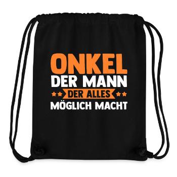 Uncle - Stanley/Stella Recycled Gym Bag - black - Front