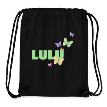Lulu as Lulu - Stanley/Stella Recycled Gym Bag - black - Front